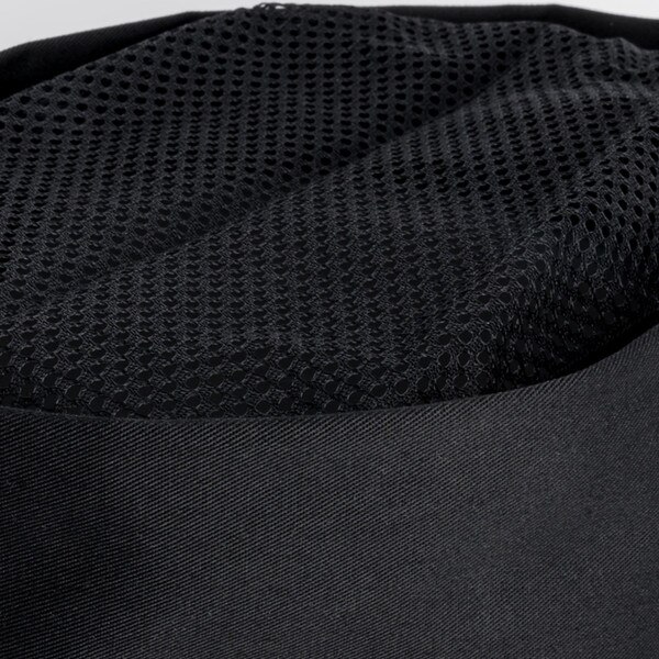 Image of Black Chef Hat with Mesh - Large 3