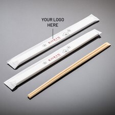 Chopsticks with Custom Sleeves up to 2 Colors