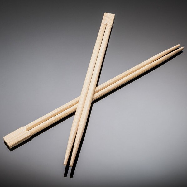 Image of Disposable Bamboo Chopsticks Twin Square Top 9" 2000 pairs/case 1