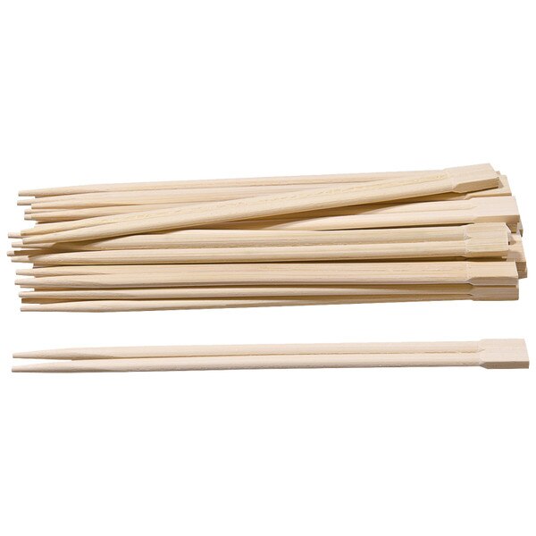 Image of Disposable Bamboo Chopsticks Twin Square Top 9" 2000 pairs/case 2