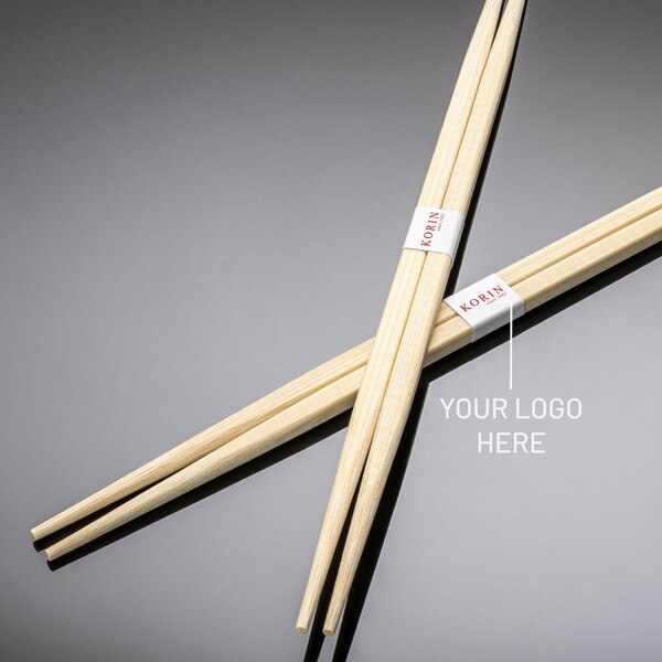 Image of Custom Disposable Double Pointed Bamboo Chopsticks 9.5" for WA-12 1
