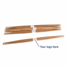 Custom Disposable Carbonized Bamboo Chopsticks 9.5" for WA-12/D