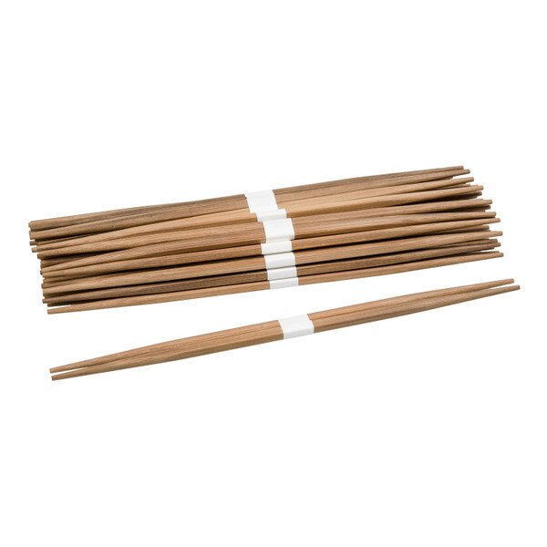 Image of Disposable Double Pointed Carbonized Bamboo Chopsticks 9.5" 2000 pairs/case 2