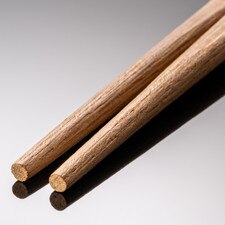 Disposable Double Pointed Carbonized Bamboo Chopsticks 9.5" 2000 pairs/case hover-image