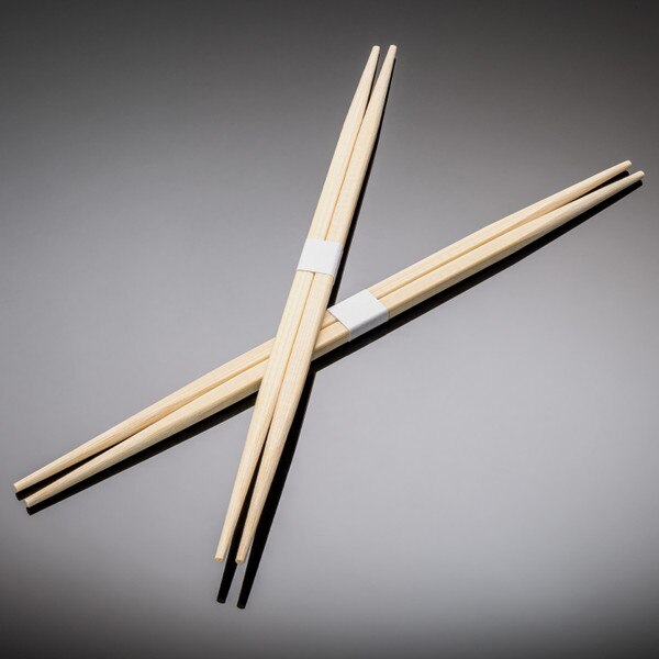 Image of Disposable Double Pointed Bamboo Chopsticks 9.5" 2000 pairs/case 1