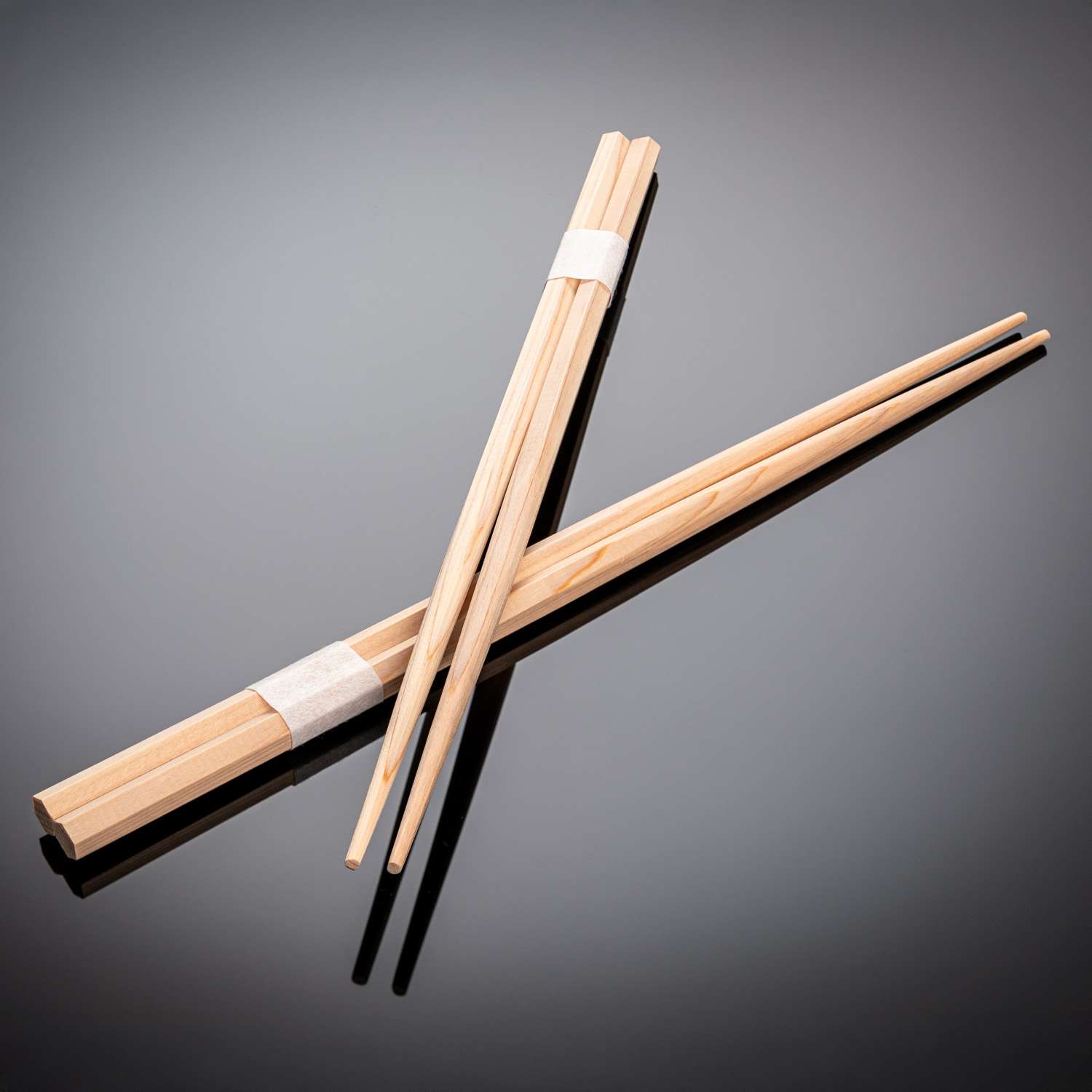 Disposable Hinoki Hexagon Chopsticks 9.5