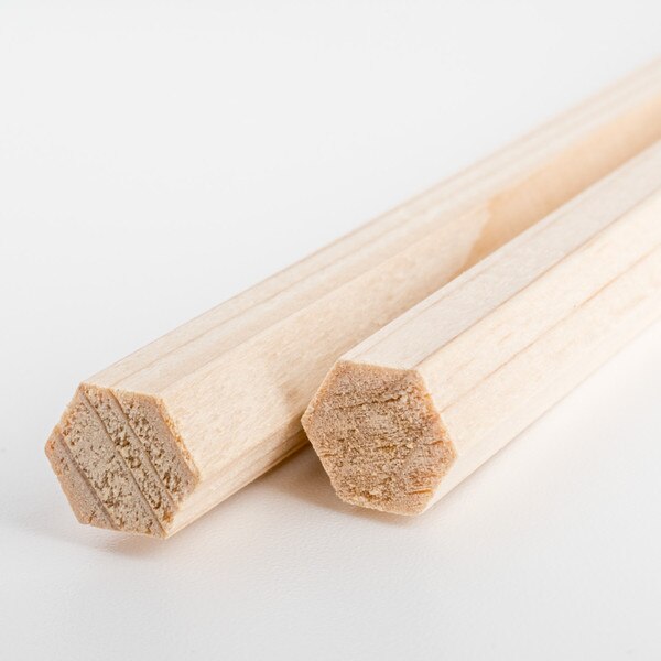 Image of Disposable Hinoki Hexagon Chopsticks 9.5" 2000 pairs/case 6