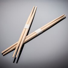 Disposable Grade A Cedar Chopsticks 9.5" with Paper Band 100 pairs/pack